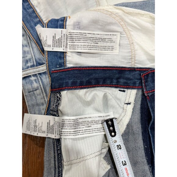 NEW HOLLISTER 2 Pairs Womens Sz 7 High Rise Denim Shorts Distressed Frayed Hem - Picture 9 of 9